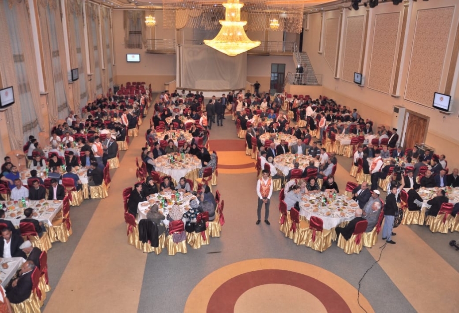 Heydər Əliyev Fondu Ağcabədidə və Goranboyda iftar süfrələri təşkil edib