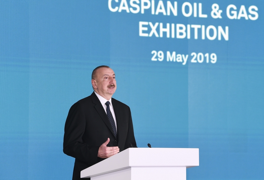 Le président Ilham Aliyev participe à l’ouverture du 26e Salon international Caspian Oil & Gas VIDEO