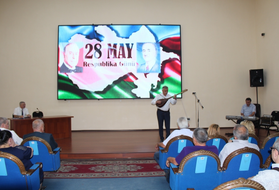 Daşkənddə Azərbaycanın milli bayramı münasibətilə tədbir təşkil olunub