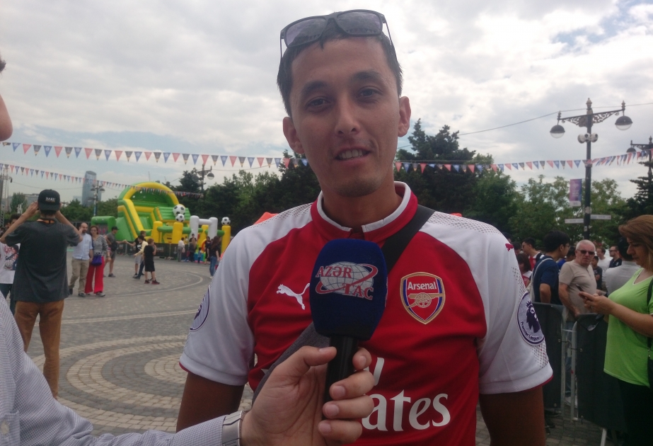 “Arsenal”ın azarkeşi: Bakıda bizi çox səmimi qarşıladılar