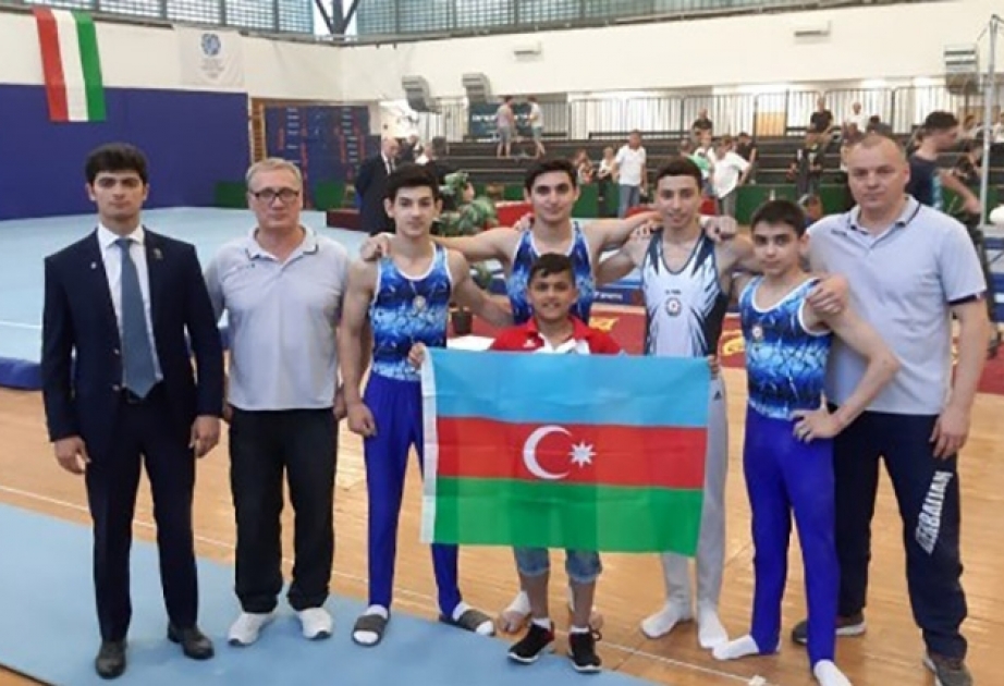 İdman gimnastlarımız Macarıstanda 6 medal qazanıblar