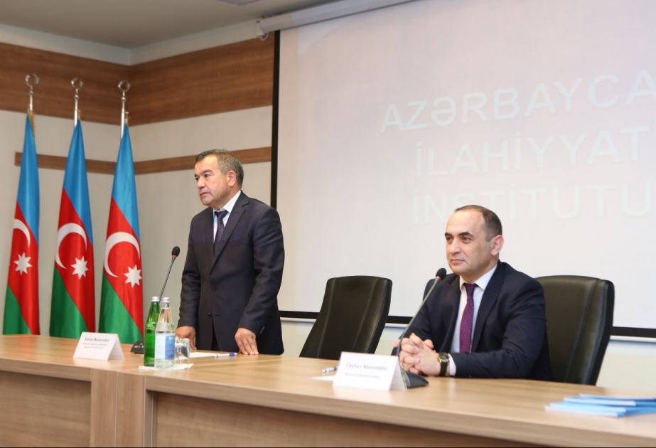 Azərbaycan İlahiyyat İnstitutu Biləsuvarda abituriyentlərlə görüş təşkil edib