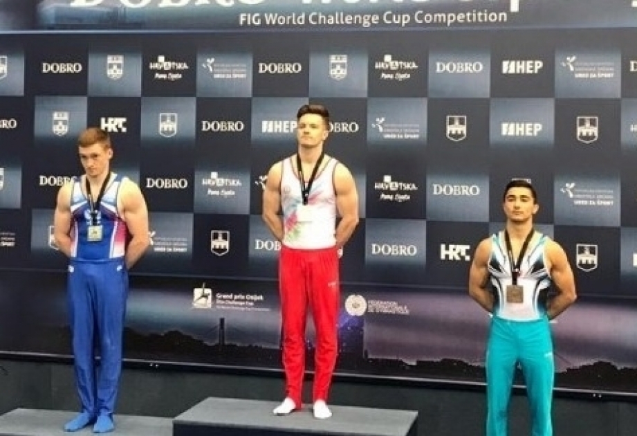 Azerbaijani gymnasts take two medals in World Challenge Cup