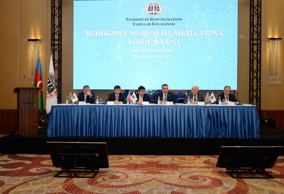 Bakıda “Məhkəmə-hüquq islahatlarına vəkil baxışı” mövzusunda konfrans keçirilib VİDEO