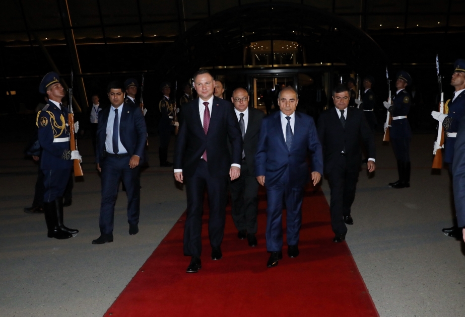 Polşa Prezidenti Andjey Dudanın Azərbaycana rəsmi səfəri başa çatıb