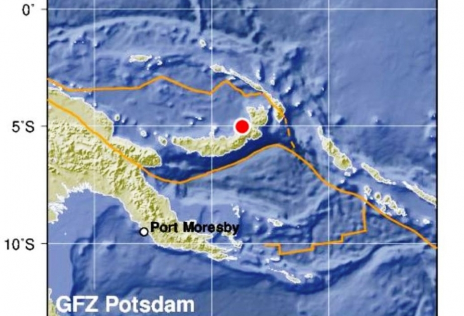Papua-Yeni Qvineyada 5,5 bal gücündə zəlzələ olub