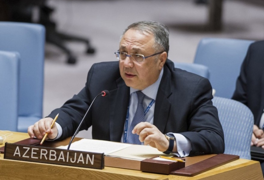 Постоянный представитель Азербайджана при ООН направил письмо генеральному секретарю ООН об очередном нарушении армянского руководства обязательств по международному праву