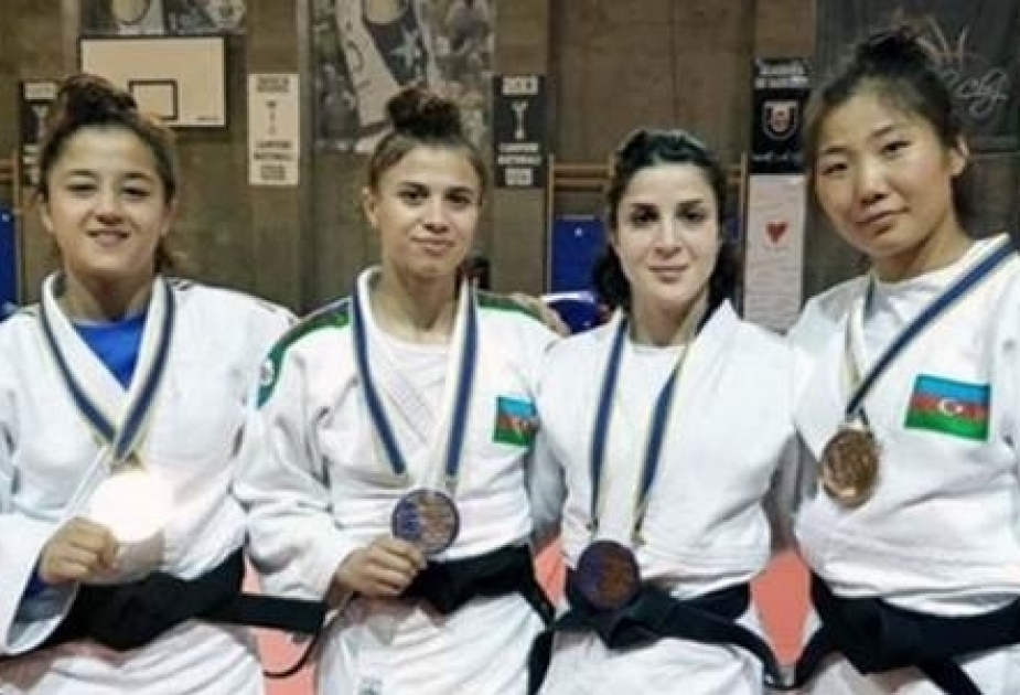 Azerbaijani women judokas win four medals at European Open 2019