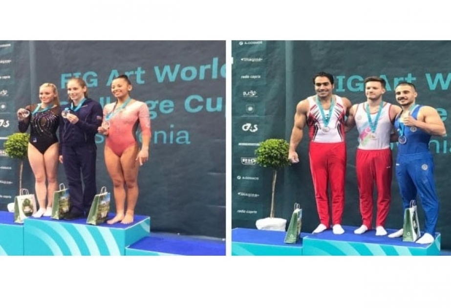 Gimnastas azerbaiyanos ganan medallas de oro en la Copa del Mundo