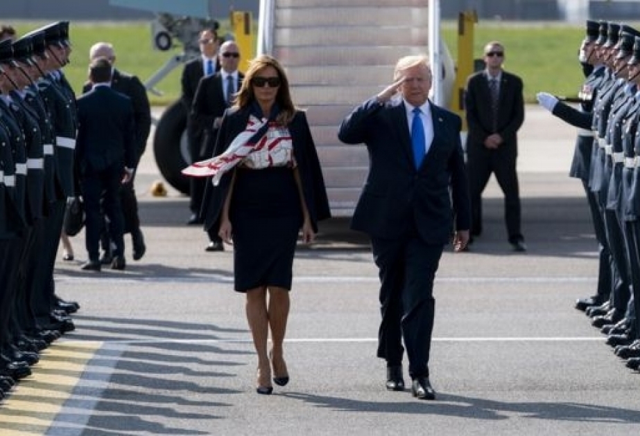 Donald Trampın Böyük Britaniyaya rəsmi səfəri başlayıb
