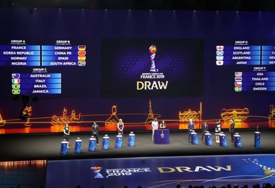 Qadın futbolçular arasında altıncı dünya çempionatının görüşləri Fransanın doqquz şəhərində oynanılacaq