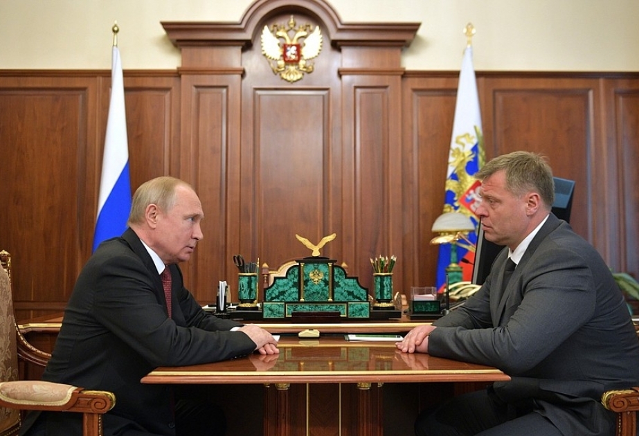 Vladimir Putin Həştərxanın qubernatoru vəzifəsini icra edən Sergey Morozovun istefasını qəbul edib