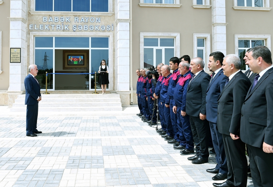 Administrative building of Babak district electric network and substation commissioned