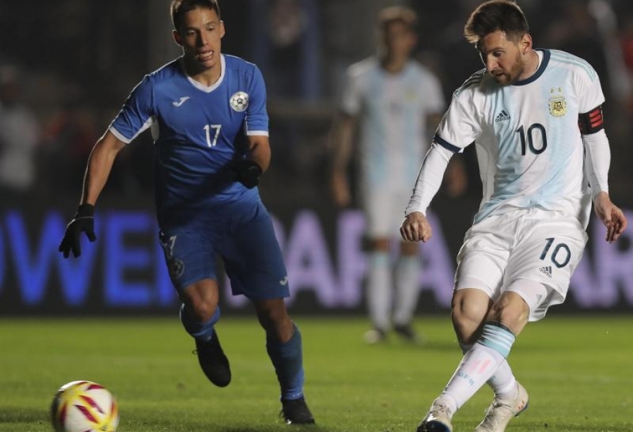 Argentiniens Nationalmannschaft besiegt Copa América Nicaragua
