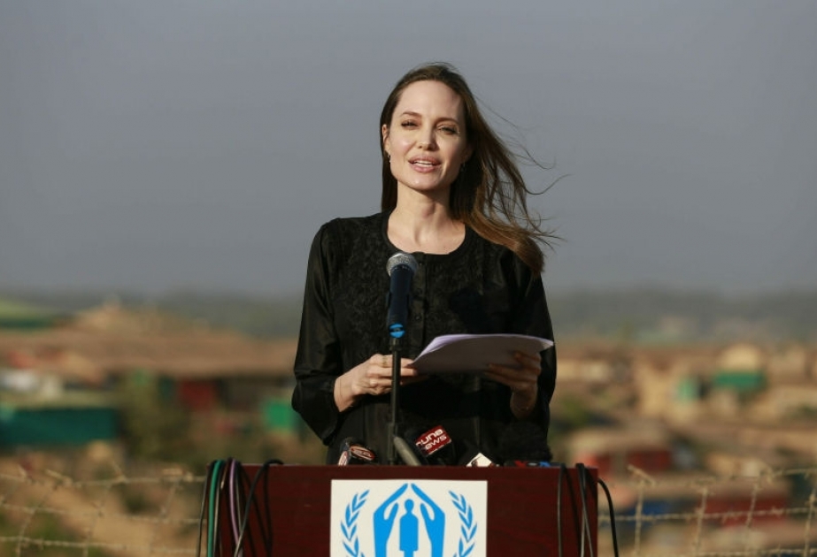Angelina Jolie visita a migrantes en la frontera entre Colombia y Venezuela