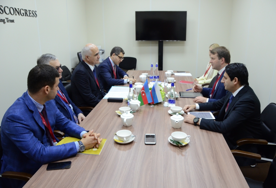 Le ministre azerbaïdjanais de l’Economie rencontre le ministre russe du Développement économique