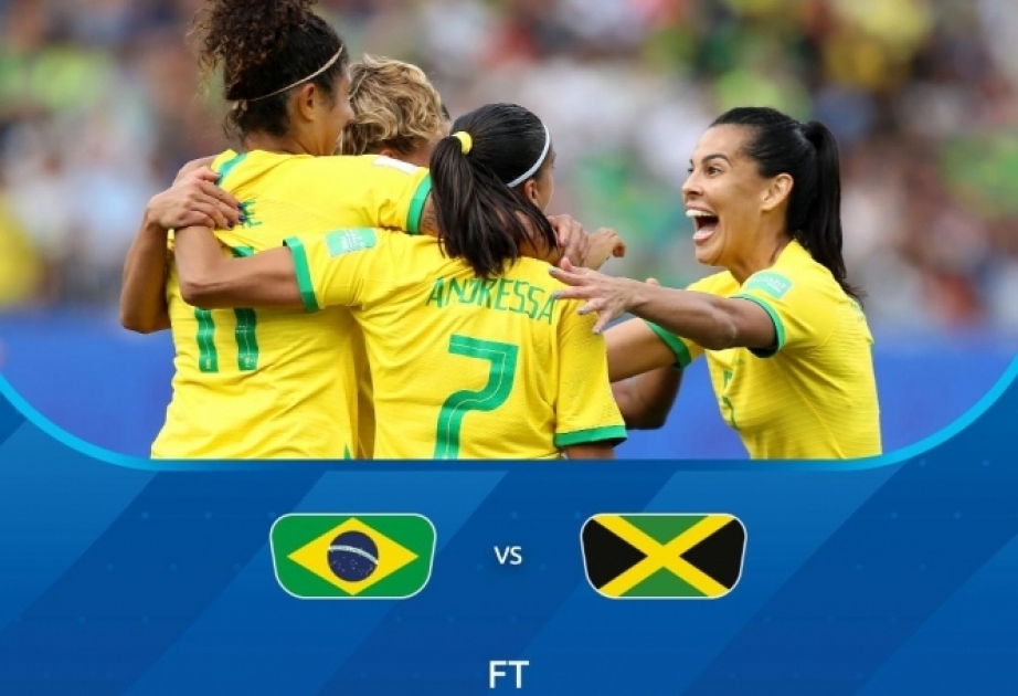 “Fransa 2019”: Braziliyanın qadın futbolçuları Kristianenin het-triki sayəsində Yamayka seçməsini məğlub ediblər