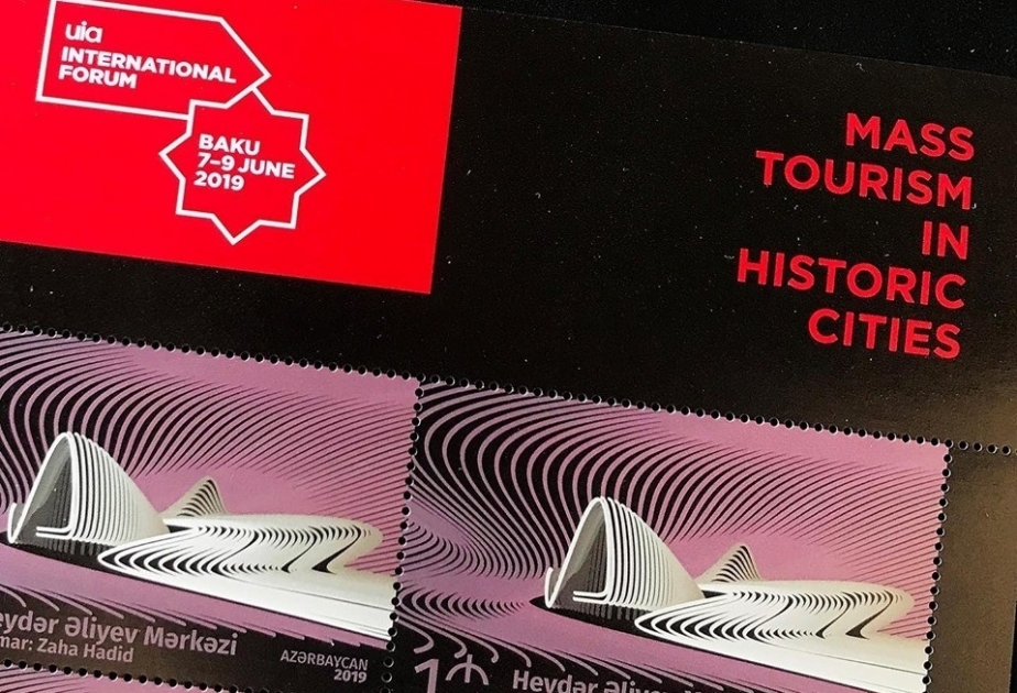Se han puesto en circulación las estampillas postales dedicadas al Foro de la Unión Internacional de Arquitectos