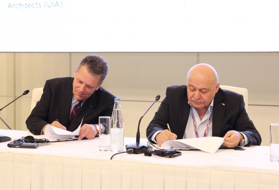Fue firmada la declaración del Foro Internacional de Arquitectura celebrado en Bakú