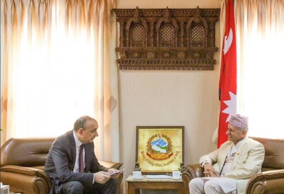 Azərbaycan səfiri etimadnaməsini Nepal Prezidentinə təqdim edib