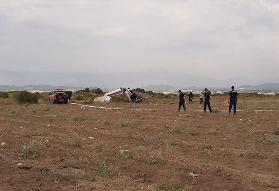 Türkiyədə kiçik mühərrikli təyyarə qəzaya uğrayıb