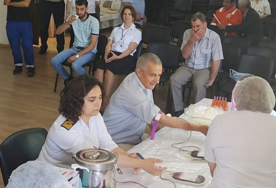 “Azərbaycan Xəzər Dəniz Gəmiçiliyi” QSC-də qanvermə aksiyası keçirilib