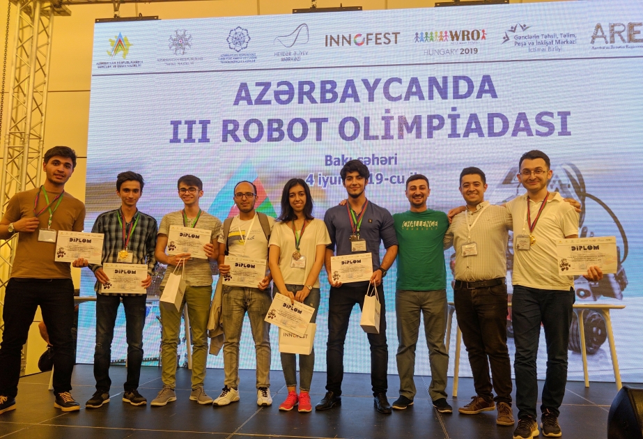 BHOS teams become winners of 3rd Robot Olympiad