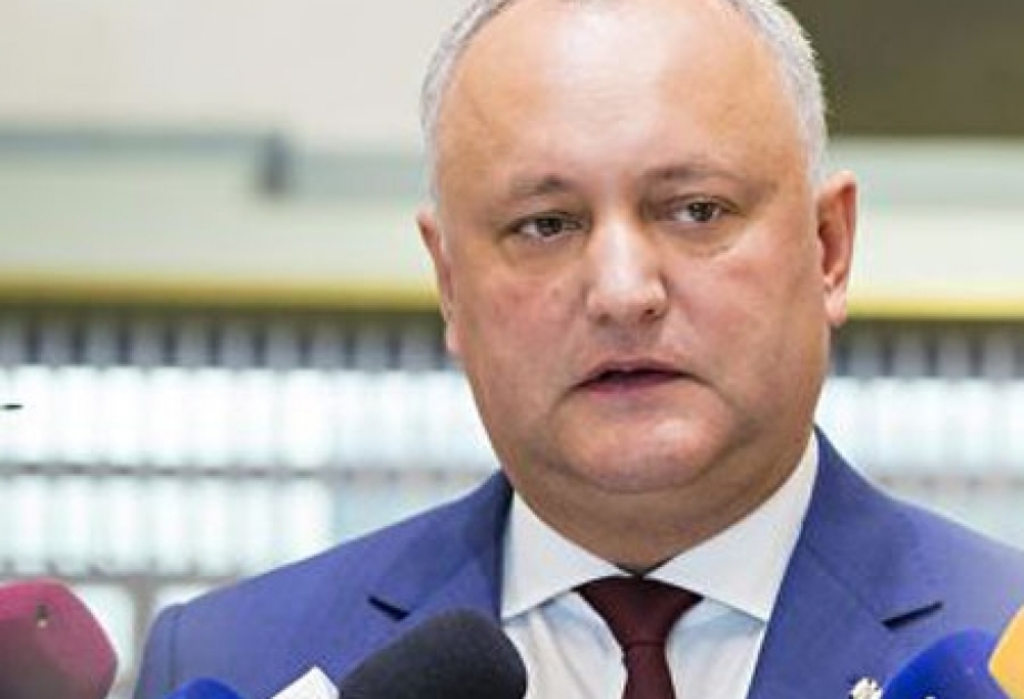 İqor Dodon Moldova parlamentinin buraxılması barədə fərmanı ləğv edib