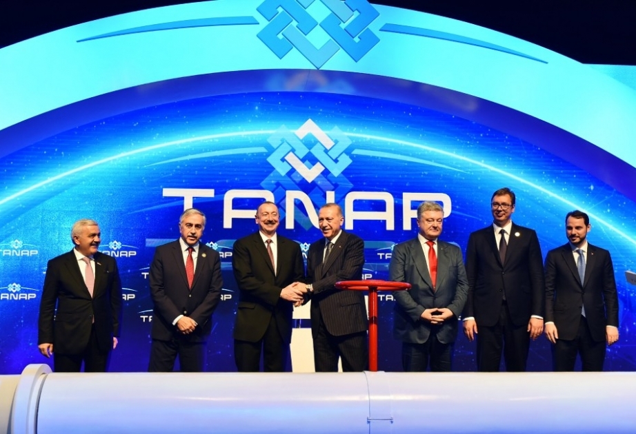 TANAP boru kəmərinin istifadəyə verilməsindən 1 il ötür