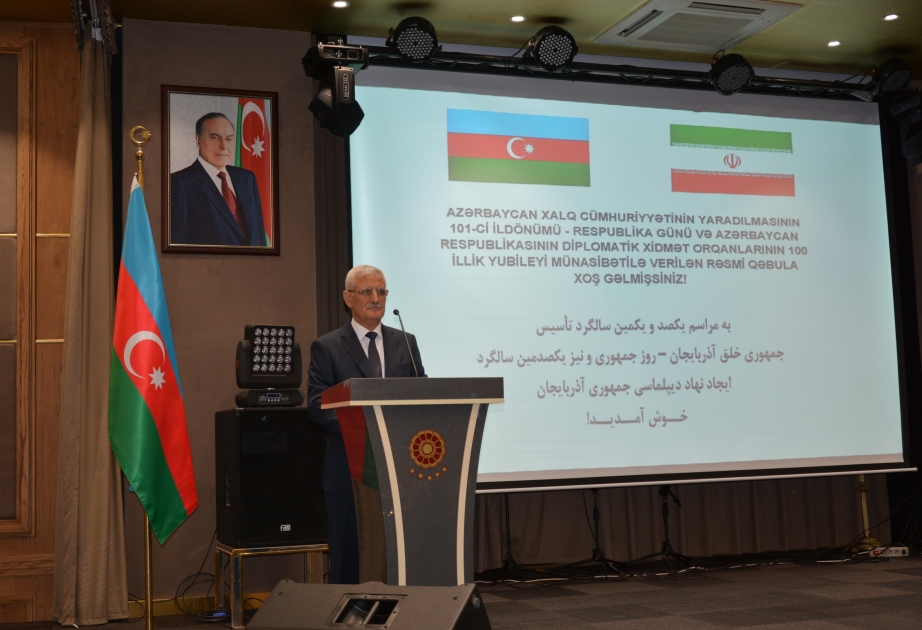 Respublika Günü və Azərbaycanın diplomatik xidmət orqanlarının yubileyi Təbrizdə qeyd olunub VİDEO