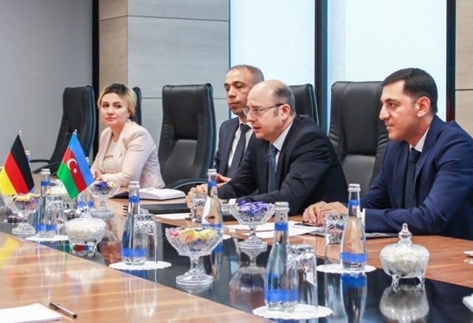 Ministro de Energía de Azerbaiyán recibe a una delegación del Bundestag