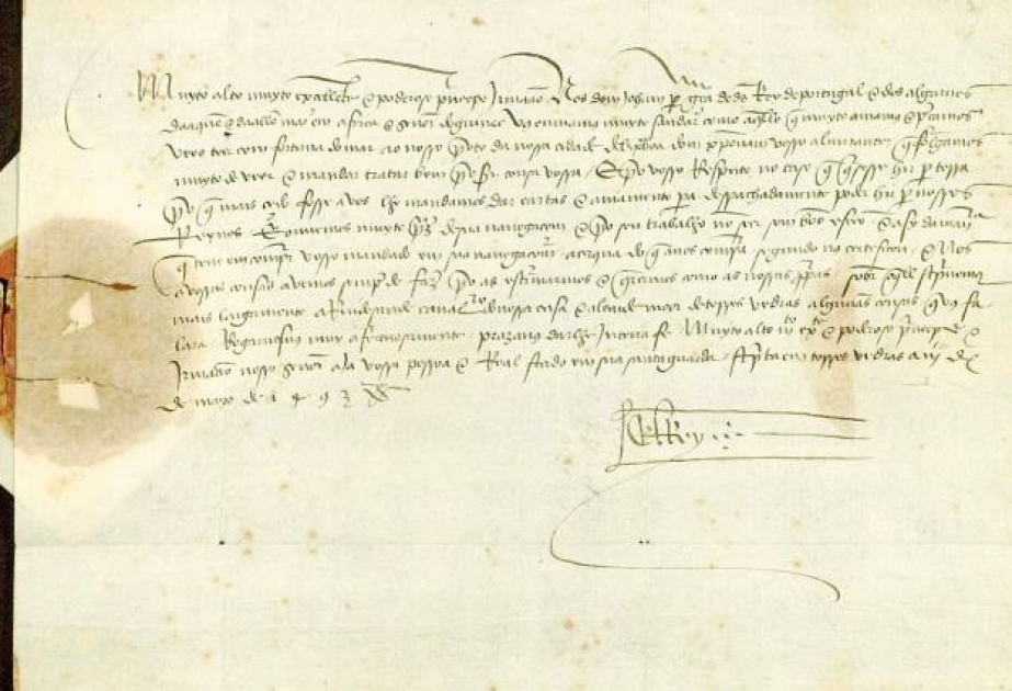 Encuentran la primera carta que informó del regreso de Colón tras descubrir América
