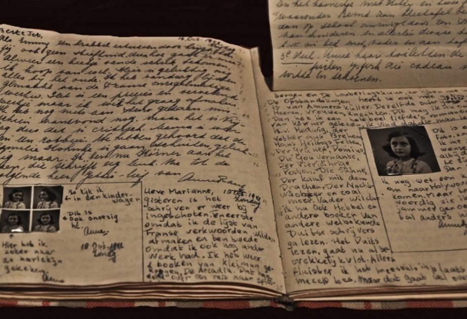 15 yaşlı Anna Frankın gündəliyi Holokostun aynası kimi