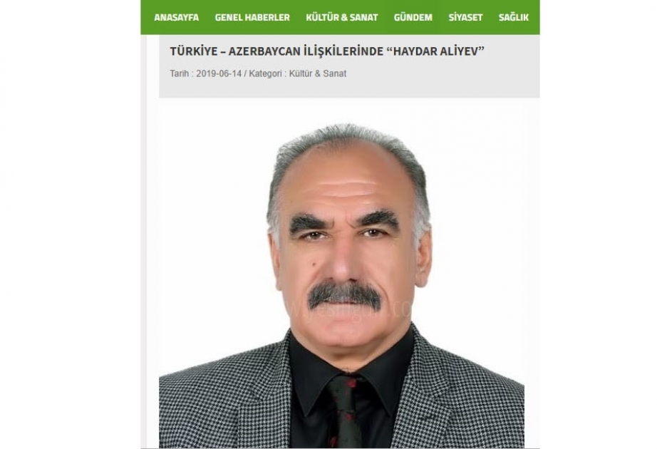 “Yaşıl İğdır” qəzeti ulu öndər Heydər Əliyev haqqında məqalə dərc edib