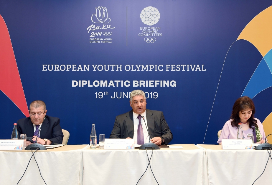 Festival Olímpico de Verano de la Juventud Europea organizó una reunión informativa "Baku 2019"