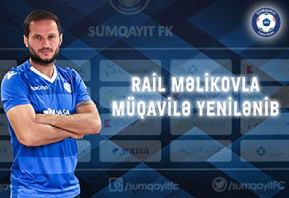 “Sumqayıt” futbol klubu müdafiəçi Rail Məlikov ilə müqavilənin müddətini uzadıb