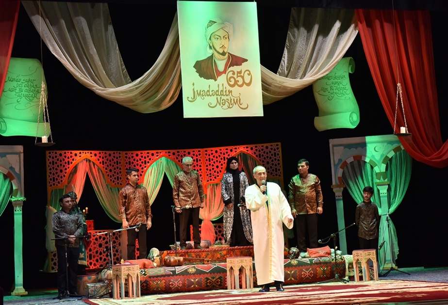 İmadəddin Nəsiminin 650 illik yubileyi ilə əlaqədar Sumqayıt Dövlət Dram Teatrında tədbir keçirilib