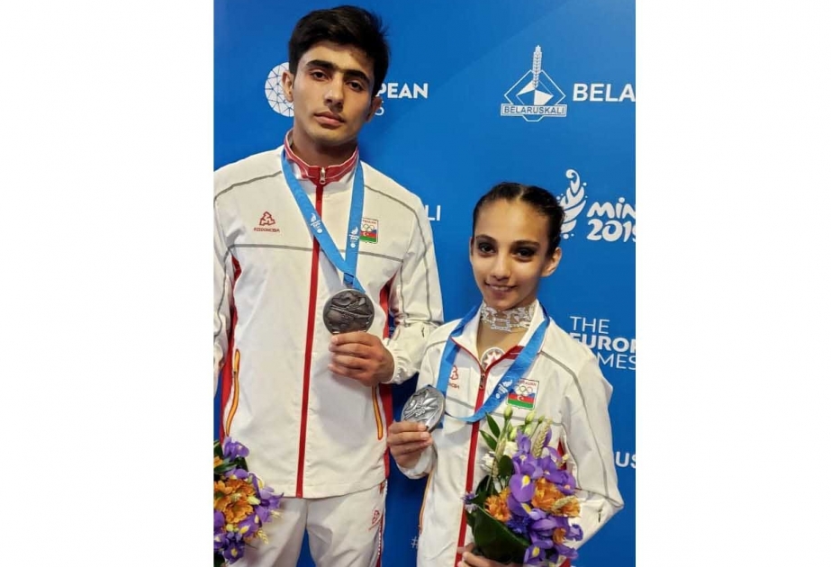 Mixed-Akrobaten aus Aserbaidschan gewinnen erste Medaille bei 2. Europaspielen in Minsk
