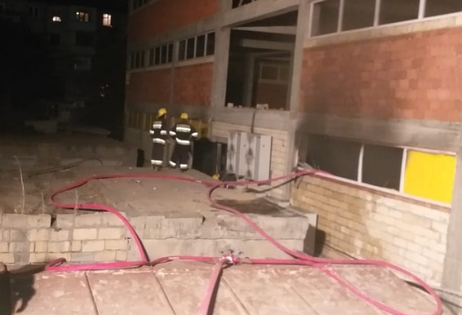 Пожар в Сумгайытском торговом центре потушен