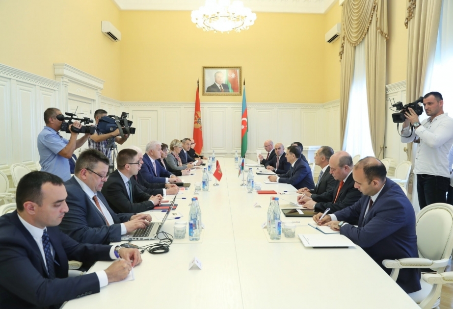 Premierminister Mammadov trifft seinen montenegrinischen Amtskollegen