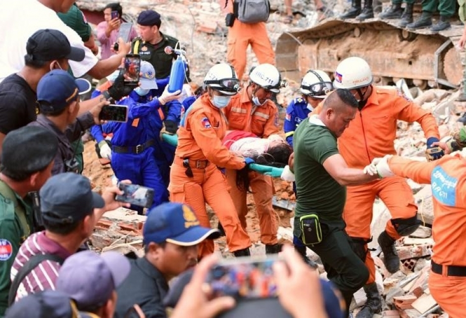 Mindestens 24 Tote nach Gebäudekollaps in Kambodscha