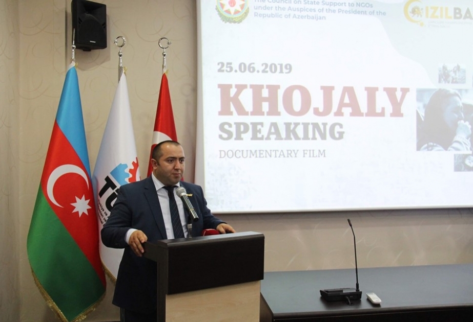 “Danışır Xocalı” sənədli filminə ictimai baxış keçirilib