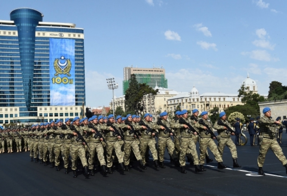 Azərbaycan Silahlı Qüvvələrinin yaranmasından 101 il ötür