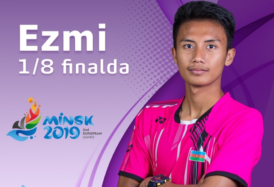 "Minsk 2019" : Azərbaycan badmintonçusu səkkizdəbir finala vəsiqə qazanıb
