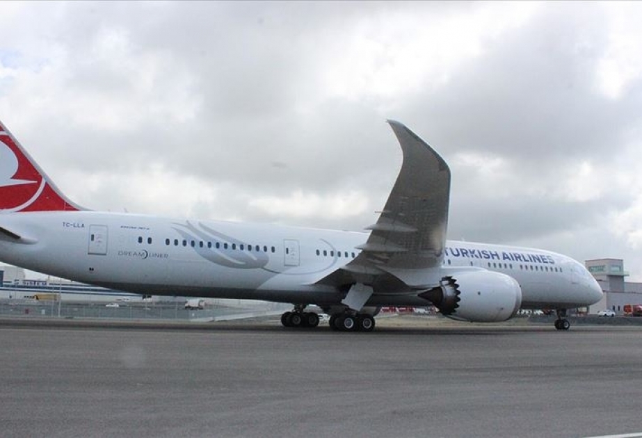 THY yeni aldığı “Boeing 787-9” sərnişin təyyarəsini İstanbulda qəbul edib