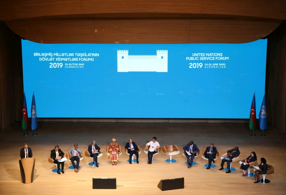 En el Foro de Bakú de la ONU se celebra una mesa redonda de ministros