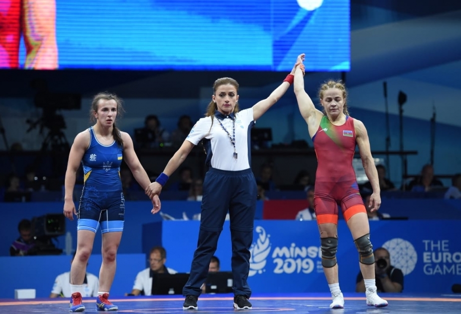 Freistilringerin Mariya Stadnik holt drittes Gold für Aserbaidschan bei Europäischen Spielen