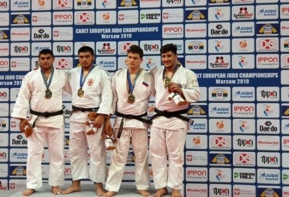 Judocas azerbaiyanos obtienen 4 medallas en el Campeonato Europeo