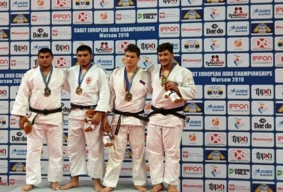 Юные азербайджанские дзюдоисты завоевали 1 золотую и 3 бронзовые медали на чемпионате Европы