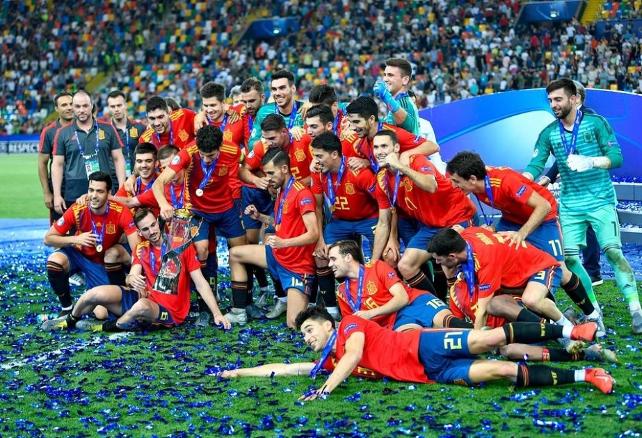 Сборная Испании стала победителем молодежного чемпионата Европы по футболу